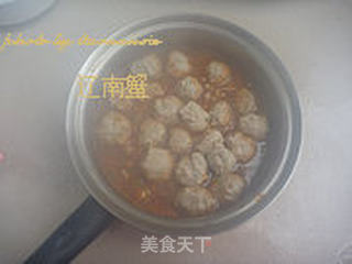 墨鱼烩肉丸的做法步骤:21
