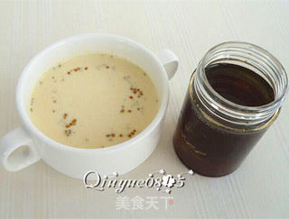 蜂蜜花粉奶茶的做法步骤:4