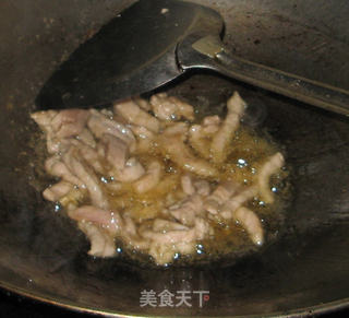 大葱肉丝的做法步骤:5
