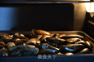 盐烤法国蓝贻贝的做法步骤:4