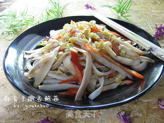 蒜香手撕杏鲍菇的做法步骤:12