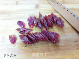 饭焗腊肠的做法步骤:4