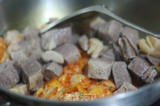 泡菜牛腩的做法步骤:5