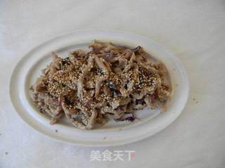 小炒里脊肉丝的做法步骤:6