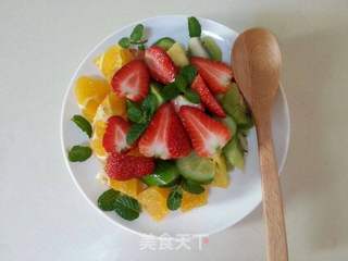 节后减肥~蔬果酸奶沙拉的做法步骤:5