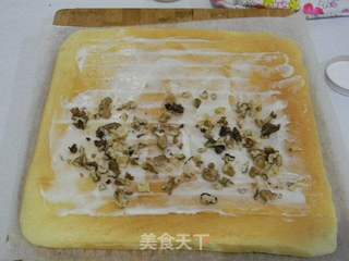 核桃沙拉波点蛋糕卷的做法步骤:11