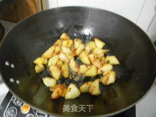 拔丝山药的做法步骤:7