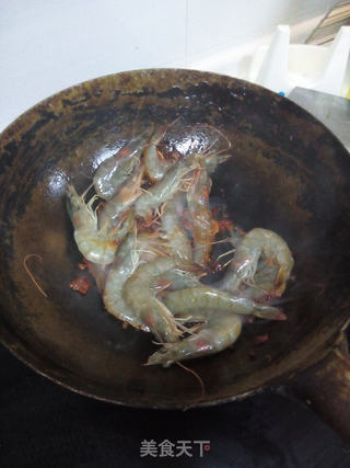 辣炒开背虾的做法步骤:6