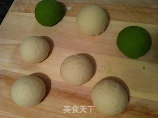 菠菜汁开花馒头的做法步骤:8