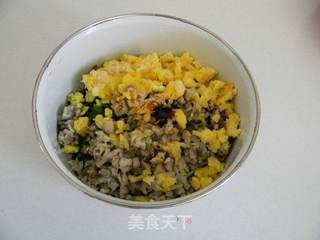香菇鸡蛋包子的做法步骤:5
