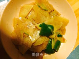 醋溜土豆片的做法步骤:5