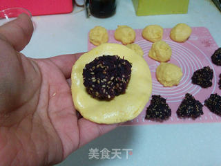 【紫薯南瓜饼】的做法步骤:12