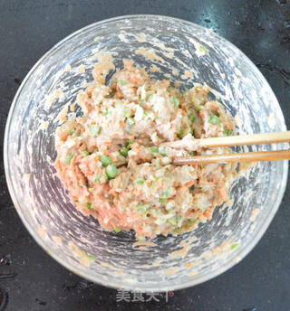 五彩小肉饼的做法步骤:5