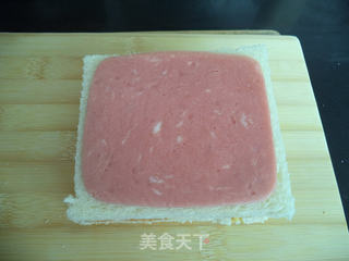 火腿番茄蛋三明治的做法步骤:13