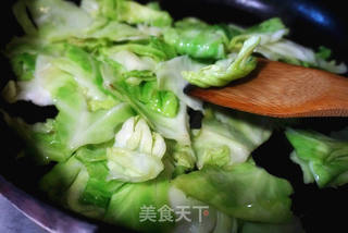 手撕包菜的做法步骤:4