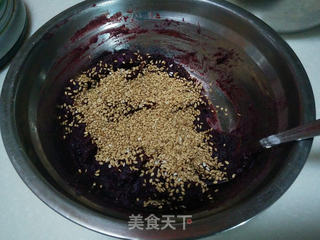 【紫薯南瓜饼】的做法步骤:5
