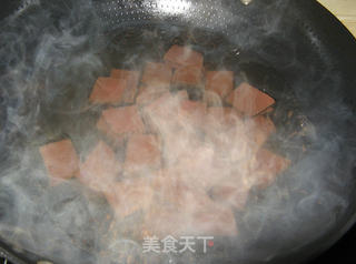西葫芦炒猪血的做法步骤:5