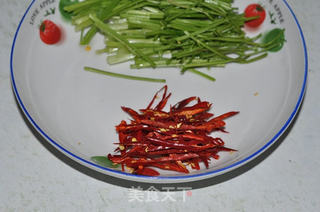 芫爆肉丝的做法步骤:4