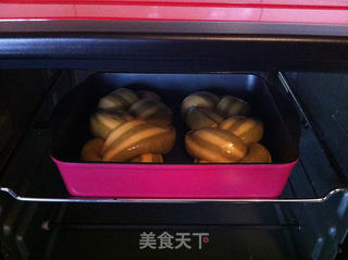 抹茶辫子面包的做法步骤:10