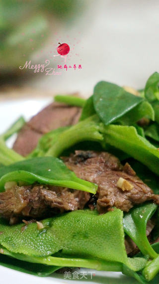 鲜蔬拌牛肉的做法步骤:7