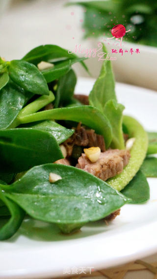 鲜蔬拌牛肉的做法步骤:8
