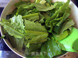 豆豉鲮鱼油麦菜的做法步骤:6