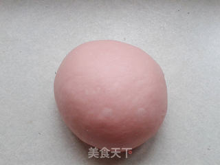 樱花奶油排包的做法步骤:5