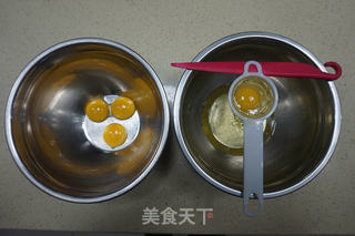 8寸可可戚风的做法步骤:4