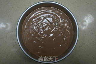 8寸可可戚风的做法步骤:13