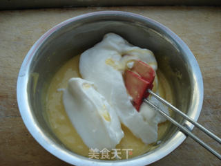 迎春梅花蛋糕的做法步骤:5