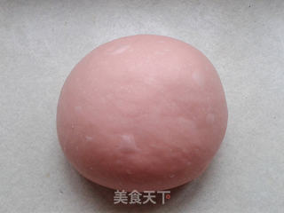 樱花奶油排包的做法步骤:7