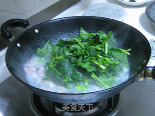 菠菜羊肉汤的做法步骤:9