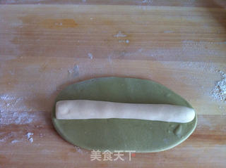 抹茶边饺子的做法步骤:5