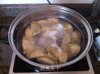 抹茶边饺子的做法步骤:11