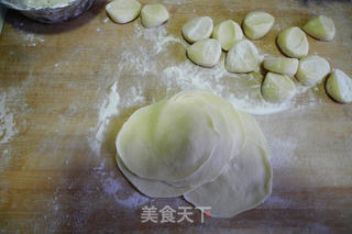 白菜元宝水饺的做法步骤:10