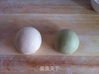 抹茶边饺子的做法步骤:3