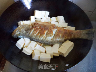 豆腐鲈鱼的做法步骤:4