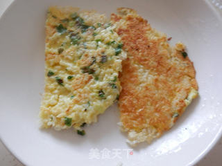 鸡蛋大米饼的做法步骤:9