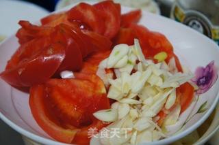 番茄炒菜花的做法步骤:3