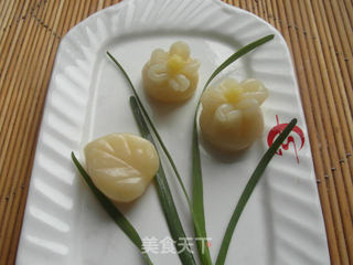 水晶奶黄包的做法步骤:12