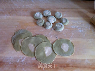 抹茶边饺子的做法步骤:8