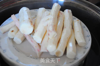 蓝莓香橙山药的做法步骤:2