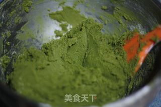抹茶杏仁饼干的做法步骤:6