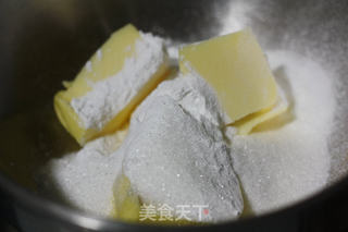抹茶杏仁饼干的做法步骤:2
