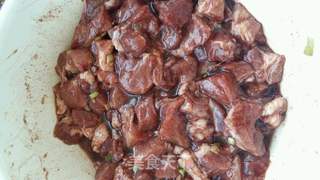 叉烧肉烩口蘑的做法步骤:5