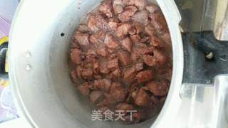 叉烧肉烩口蘑的做法步骤:8