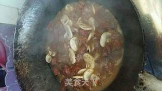 叉烧肉烩口蘑的做法步骤:9
