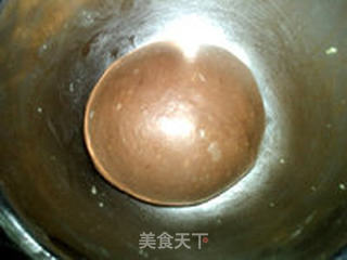 可可双色土司的做法步骤:13