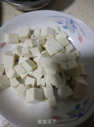 青菜豆腐汤的做法步骤:3