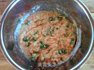 胡萝卜豆渣鸡蛋饼的做法步骤:4